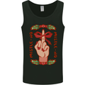 Christmas Mistle No Funny Bah Humbug Mens Vest Tank Top Black
