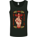 Christmas Mistle No Funny Bah Humbug Mens Vest Tank Top Black