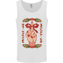 Christmas Mistle No Funny Bah Humbug Mens Vest Tank Top White