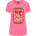 Christmas Mistle No Funny Bah Humbug Womens Wider Cut T-Shirt Azalea