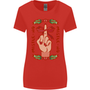 Christmas Mistle No Funny Bah Humbug Womens Wider Cut T-Shirt Red