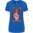 Christmas Mistle No Funny Bah Humbug Womens Wider Cut T-Shirt Royal Blue