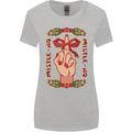 Christmas Mistle No Funny Bah Humbug Womens Wider Cut T-Shirt Sports Grey