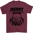 Christmas Movie Shitter's Full Funny Rude Mens T-Shirt Cotton Gildan Maroon