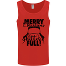 Christmas Movie Shitter's Full Funny Rude Mens Vest Tank Top Red