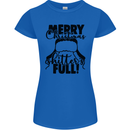 Christmas Movie Shitter's Full Funny Rude Womens Petite Cut T-Shirt Royal Blue