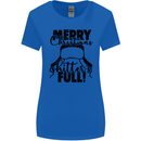 Christmas Movie Shitter's Full Funny Rude Womens Wider Cut T-Shirt Royal Blue