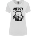 Christmas Movie Shitter's Full Funny Rude Womens Wider Cut T-Shirt White
