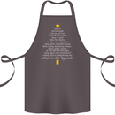 Christmas Movie Where's the Tyrenol? Cotton Apron 100% Organic Dark Grey