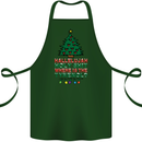 Christmas Movie Where's the Tyrenol? Cotton Apron 100% Organic Forest Green