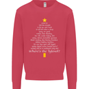 Christmas Movie Where's the Tyrenol? Kids Sweatshirt Jumper Heliconia