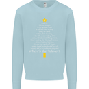 Christmas Movie Where's the Tyrenol? Kids Sweatshirt Jumper Light Blue