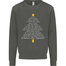 Christmas Movie Where's the Tyrenol? Kids Sweatshirt Jumper Storm Grey