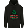 Christmas Movie Where's the Tyrenol? Mens 80% Cotton Hoodie Black