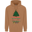 Christmas Movie Where's the Tyrenol? Mens 80% Cotton Hoodie Caramel Latte