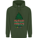 Christmas Movie Where's the Tyrenol? Mens 80% Cotton Hoodie Forest Green
