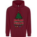 Christmas Movie Where's the Tyrenol? Mens 80% Cotton Hoodie Maroon