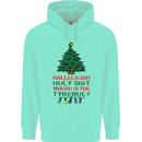 Christmas Movie Where's the Tyrenol? Mens 80% Cotton Hoodie Peppermint