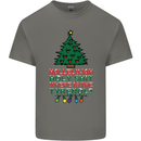 Christmas Movie Where's the Tyrenol? Mens Cotton T-Shirt Tee Top Charcoal