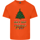Christmas Movie Where's the Tyrenol? Mens Cotton T-Shirt Tee Top Orange
