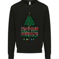 Christmas Movie Where's the Tyrenol? Mens Sweatshirt Jumper Black