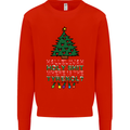 Christmas Movie Where's the Tyrenol? Mens Sweatshirt Jumper Bright Red