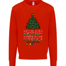 Christmas Movie Where's the Tyrenol? Mens Sweatshirt Jumper Bright Red
