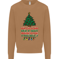 Christmas Movie Where's the Tyrenol? Mens Sweatshirt Jumper Caramel Latte