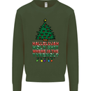 Christmas Movie Where's the Tyrenol? Mens Sweatshirt Jumper Forest Green