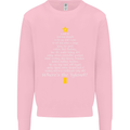 Christmas Movie Where's the Tyrenol? Mens Sweatshirt Jumper Light Pink