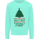 Christmas Movie Where's the Tyrenol? Mens Sweatshirt Jumper Peppermint