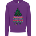 Christmas Movie Where's the Tyrenol? Mens Sweatshirt Jumper Purple