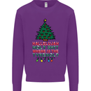 Christmas Movie Where's the Tyrenol? Mens Sweatshirt Jumper Purple