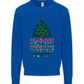Christmas Movie Where's the Tyrenol? Mens Sweatshirt Jumper Royal Blue