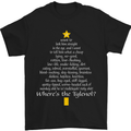 Christmas Movie Where's the Tyrenol? Mens T-Shirt Cotton Gildan Black
