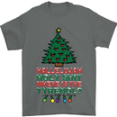 Christmas Movie Where's the Tyrenol? Mens T-Shirt Cotton Gildan Charcoal
