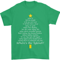 Christmas Movie Where's the Tyrenol? Mens T-Shirt Cotton Gildan Irish Green