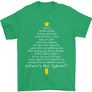 Christmas Movie Where's the Tyrenol? Mens T-Shirt Cotton Gildan Irish Green