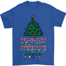 Christmas Movie Where's the Tyrenol? Mens T-Shirt Cotton Gildan Royal Blue