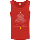 Christmas Movie Where's the Tyrenol? Mens Vest Tank Top Red