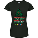 Christmas Movie Where's the Tyrenol? Womens Petite Cut T-Shirt Black