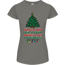 Christmas Movie Where's the Tyrenol? Womens Petite Cut T-Shirt Charcoal