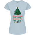 Christmas Movie Where's the Tyrenol? Womens Petite Cut T-Shirt Light Blue