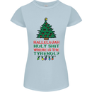 Christmas Movie Where's the Tyrenol? Womens Petite Cut T-Shirt Light Blue