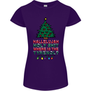 Christmas Movie Where's the Tyrenol? Womens Petite Cut T-Shirt Purple