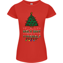 Christmas Movie Where's the Tyrenol? Womens Petite Cut T-Shirt Red