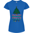 Christmas Movie Where's the Tyrenol? Womens Petite Cut T-Shirt Royal Blue