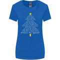 Christmas Movie Where's the Tyrenol? Womens Wider Cut T-Shirt Royal Blue
