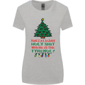 Christmas Movie Where's the Tyrenol? Womens Wider Cut T-Shirt Sports Grey