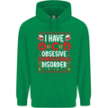 Christmas OCD Funny Xmas Childrens Kids Hoodie Irish Green